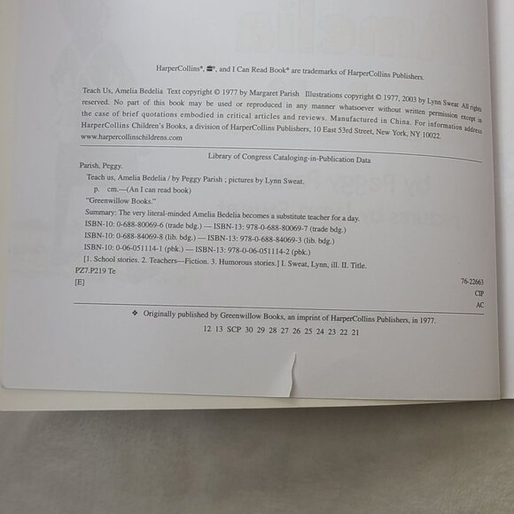 Teach Us Amelia Bedelia Peggy Parish Paperback I Can Read Level 2 - Picture 5 of 8